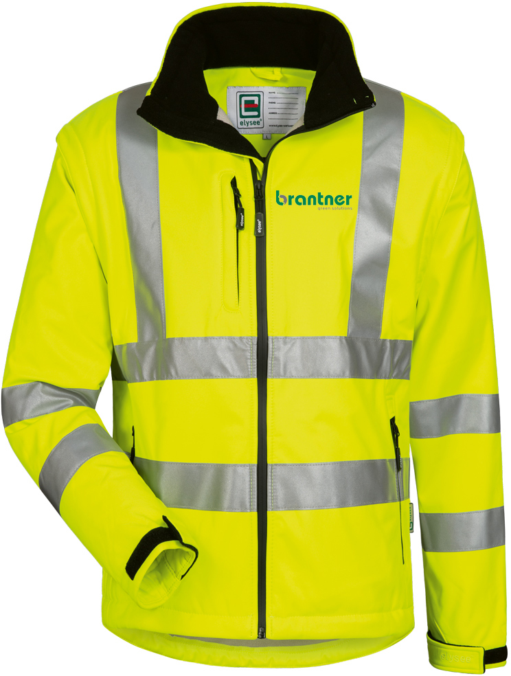 Elysee® Warnschutz Softshell Jacke LOGAN 22702 EN ISO 20471/Kl.3 BRANTNER