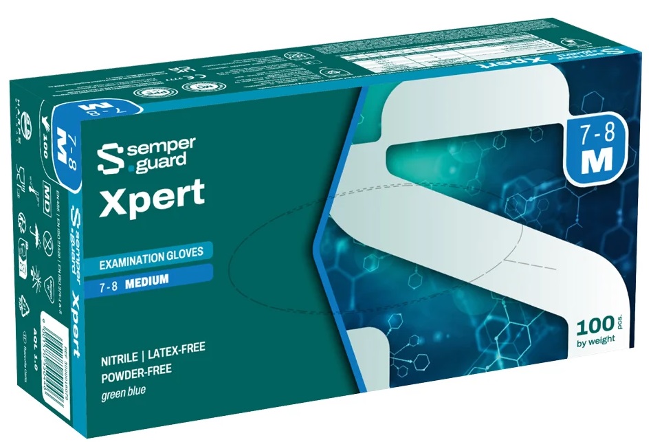 Semperguard® Nitril Xpert Einweghandschuh 100er 0445