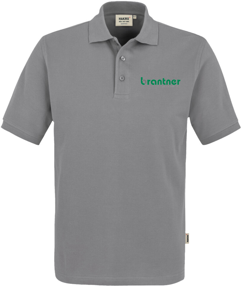 HAKRO Classic Poloshirt 810 titan BRANTNER Facility